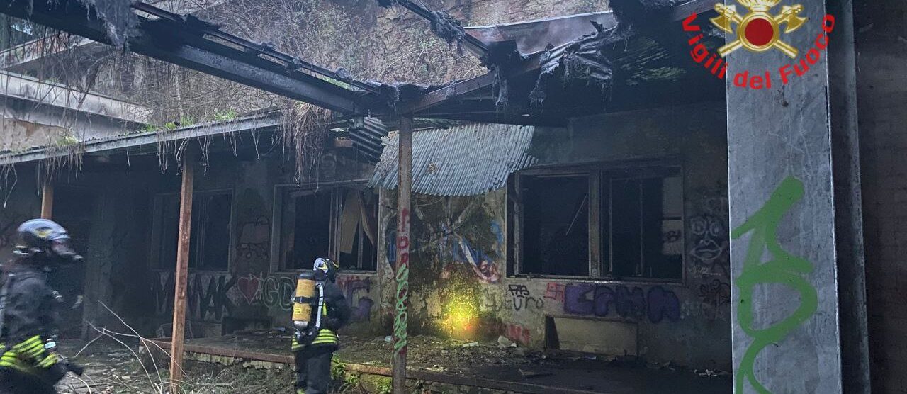 I vigili del fuoco a Limbiate