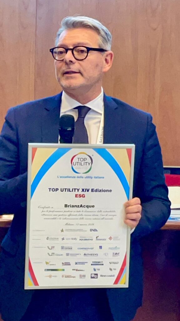 Brianzacque Enrico Boerci - Premio Top Utility ESG 2026