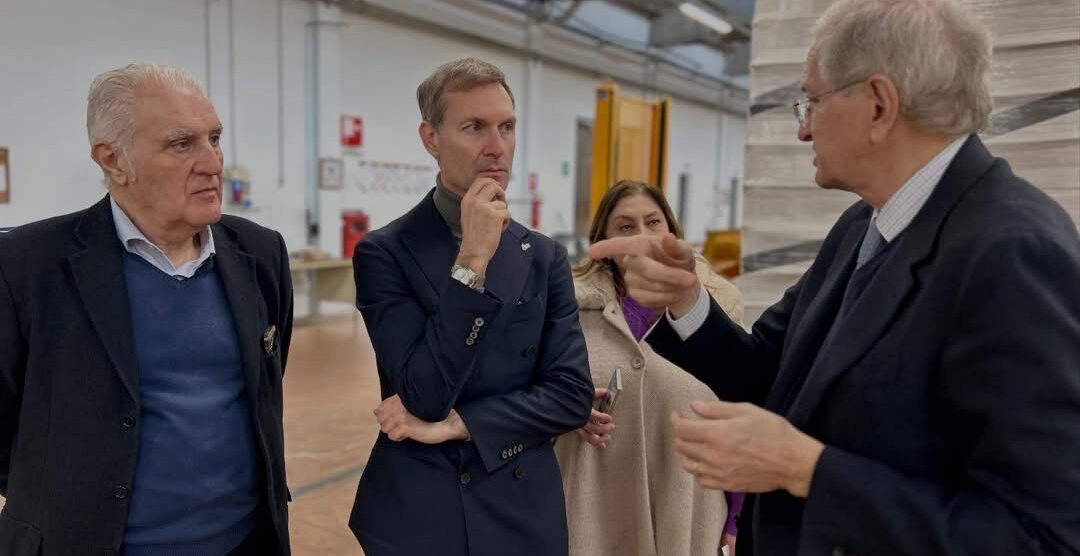 Il presidente del consiglio regionale Federico Romani a Macherio
