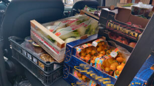 Meda venditore abusivo frutta verdura