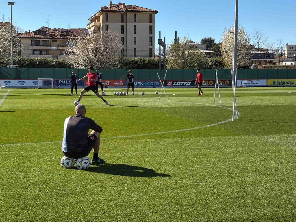 Ac Monza allenamento Giovanile con Paolo Bianco