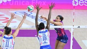 Numia Vero Volley muro Danesi Egonu