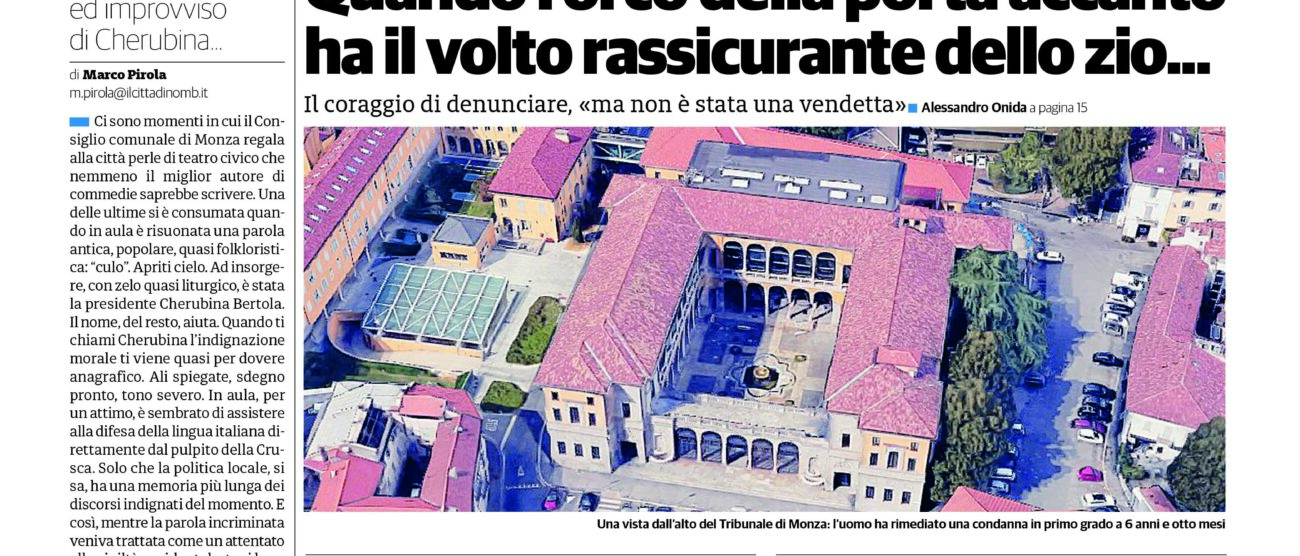Prima pagina 12 marzo 2026 il CittadinoMb