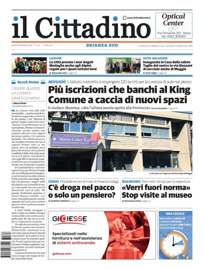 Il Cittadino prima BS 28 marzo 2026