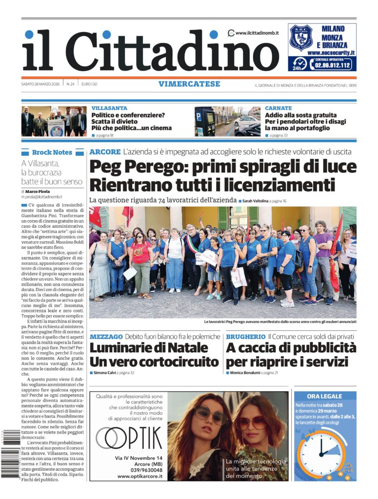 Il Cittadino prima VM 28 marzo 2026