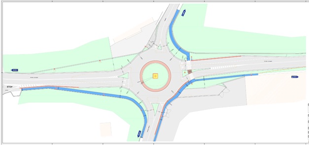 Rotatoria Sp Carnate Lomagna progetto