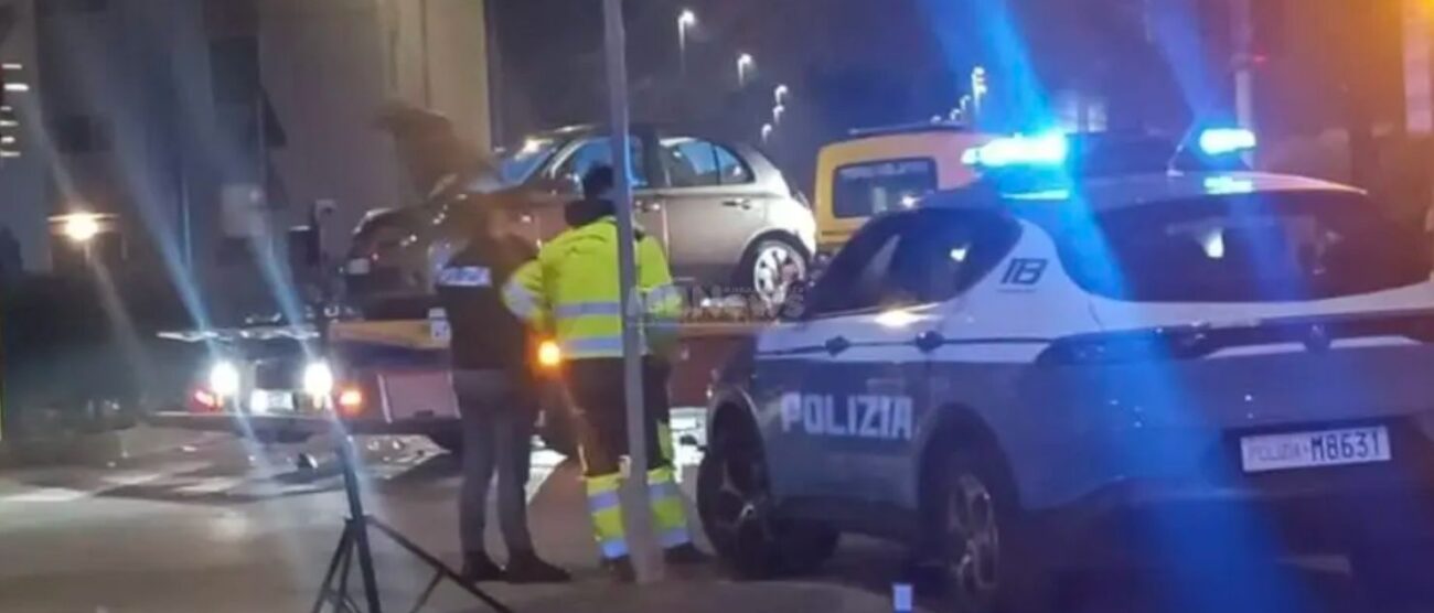 L'intervento della Polizia di Stato