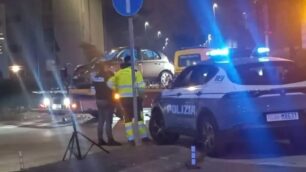 L'intervento della Polizia di Stato