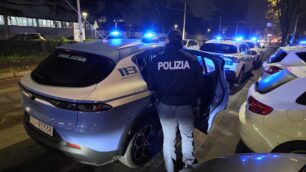 Una pattuglia della Polizia di Stato di Monza