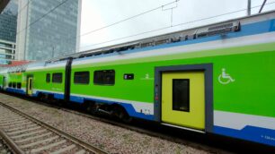 Il treno sul quale è accaduta la lite