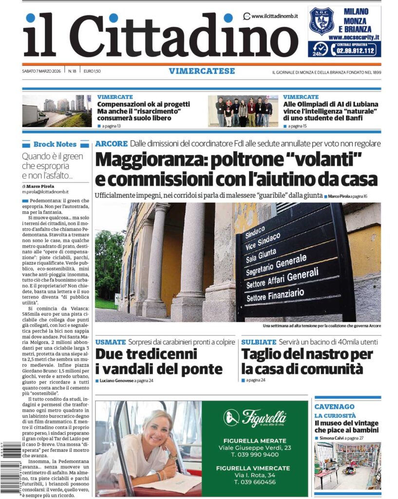 ilCittadinoMb prima VM sabato 7 marzo