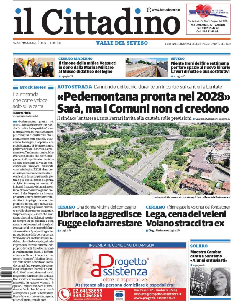 ilCittadinoMb prima VS sabato 7 marzo