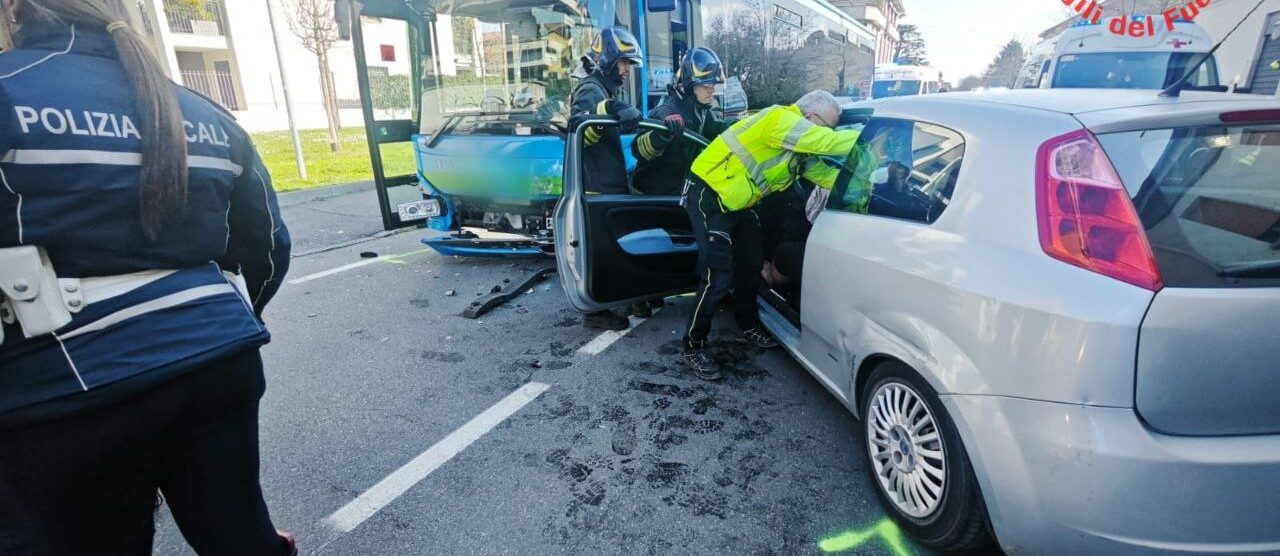 L'incidente di via Monza a Lissone