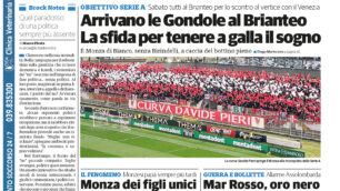 prima pagina Cittadino Monza 19 marzo 2026