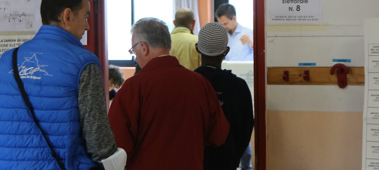 Un seggio elettorale