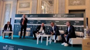 La presentazione del torneo di tennis Atp 125 a Monza