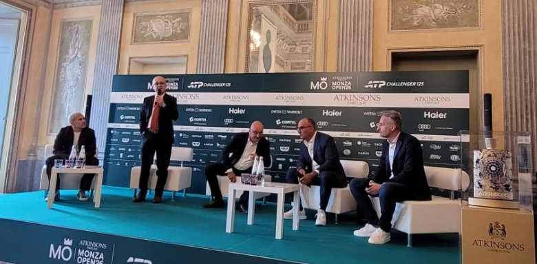 La presentazione del torneo di tennis Atp 125 a Monza