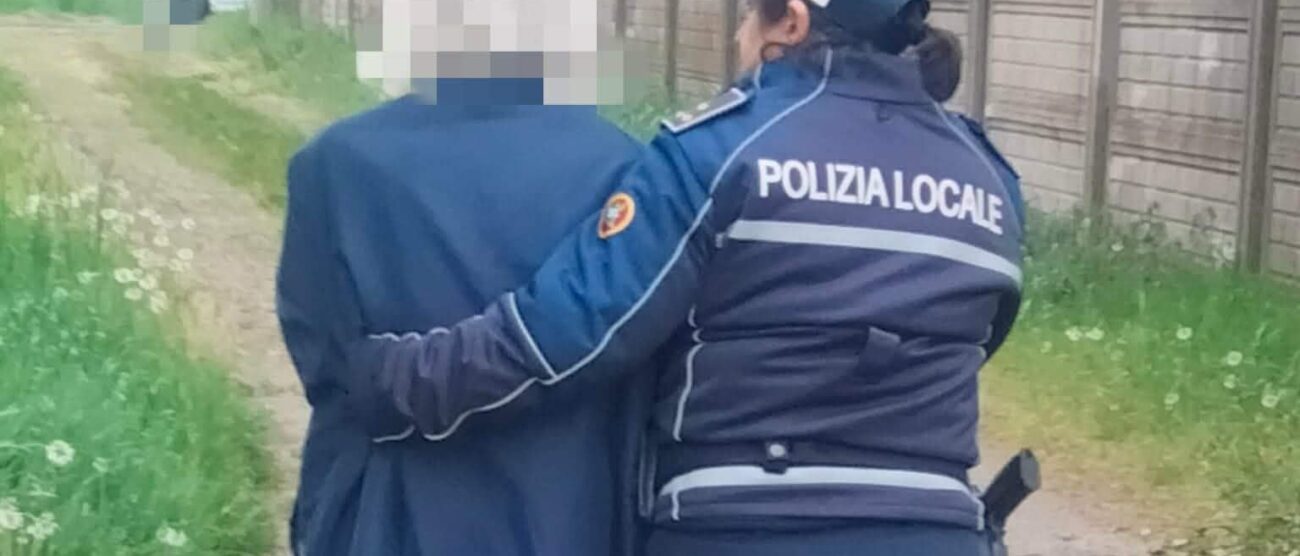 Polizia locale Senago anziana smarrita