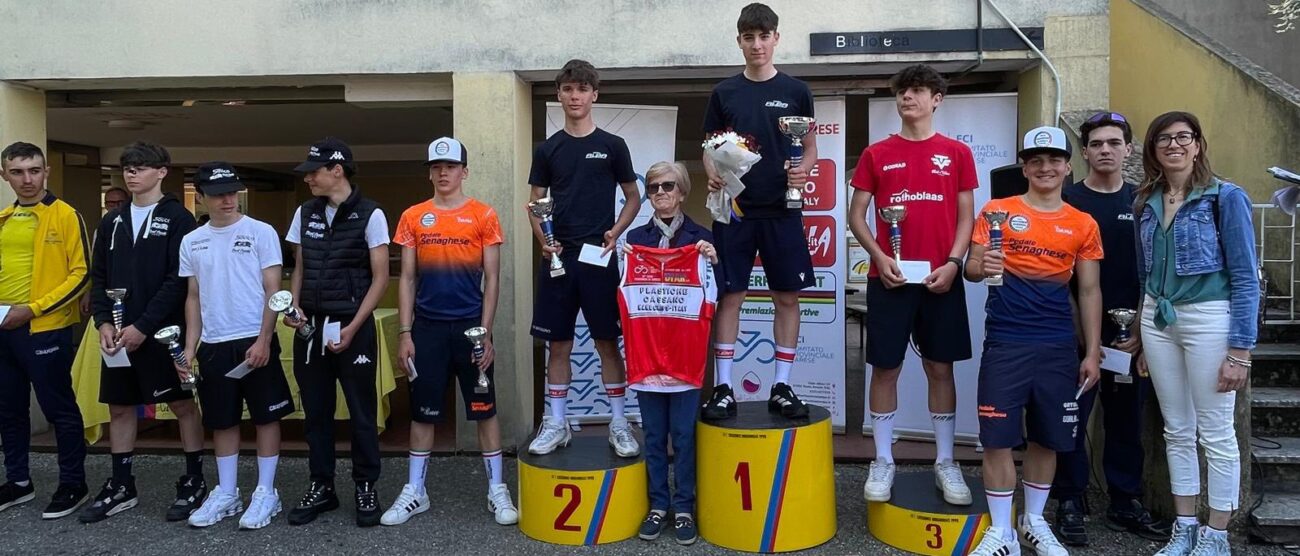 Ciclismo Podio allievi 2026 Gara Cassano Magnago