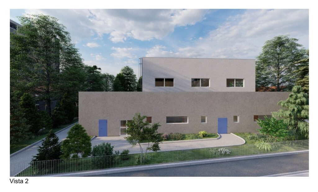 Palestra via Iseo rendering