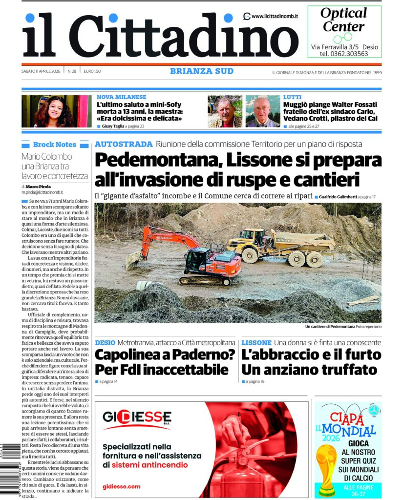 Il Cittadino prima BS 9 aprile 2026