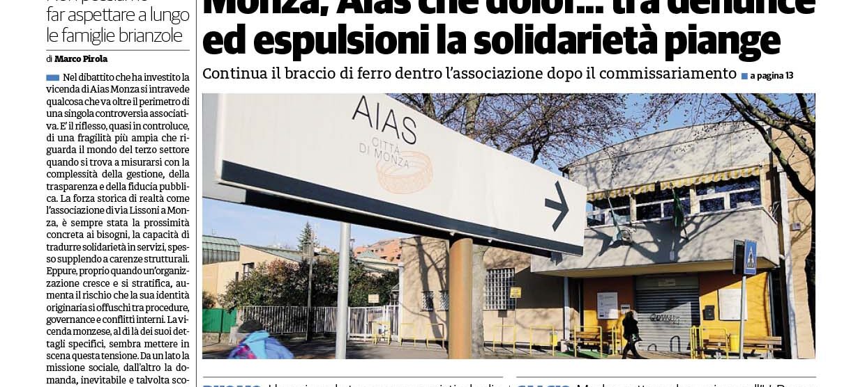 Prima Cittadino Monza 23 aprile 2026