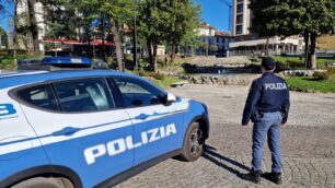 Una pattuglia alla stazione di Monza