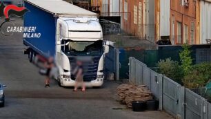 Operazione antidroga, un frame di un video diffuso dai carabinieri