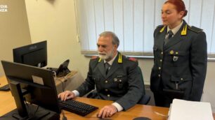 La guardia di finanza di Monza