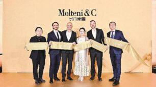 Molteni&C, l'inaugurazione dello store in Cina