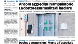 Prime pagina 18 aprile 2026