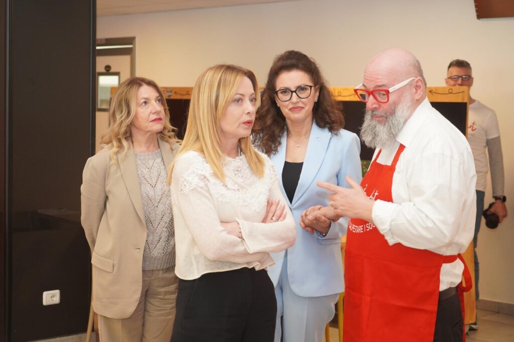 1 maggio 2026 Meloni Pizzaut Monza Acampora