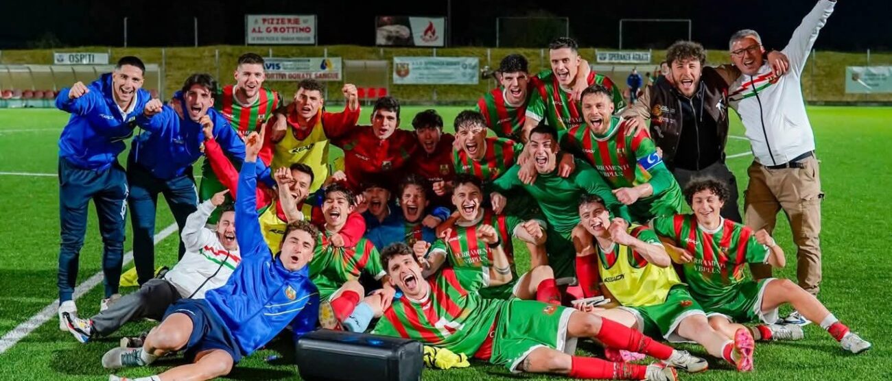 Calcio Promozione 2026 Speranza Agrate playoff finale esultanza