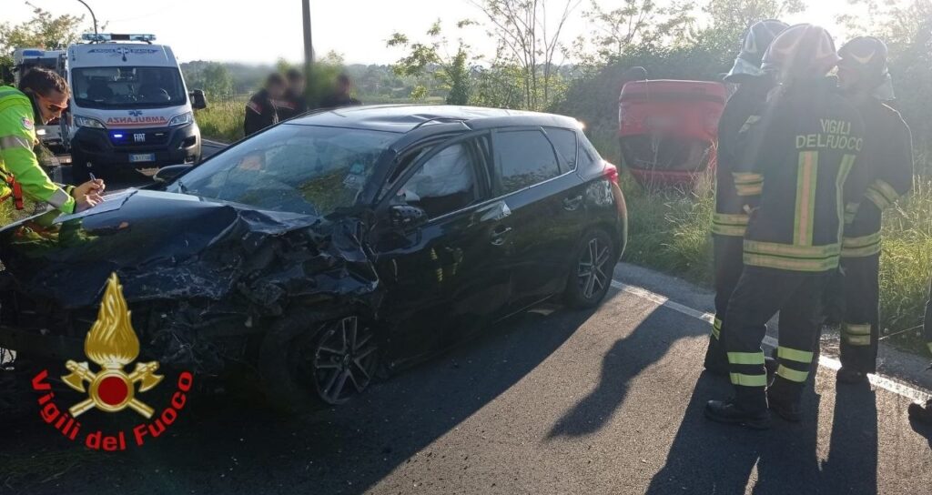 Incidente Besana Brianza auto coinvolte