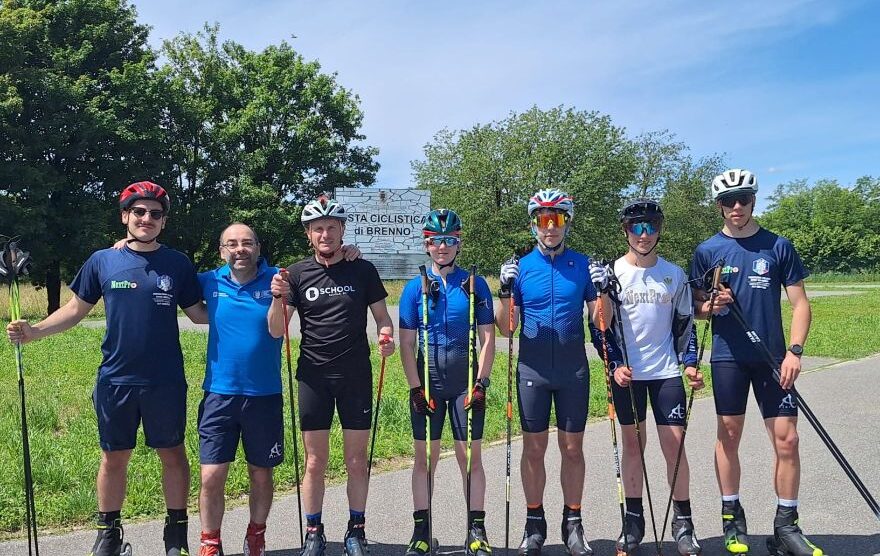 Lissone Skiroll 2026 Gruppo atleti e dirigenti a Costa Masnaga