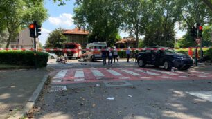Monza incidente vialone Battisti motociclisti doppio mortale