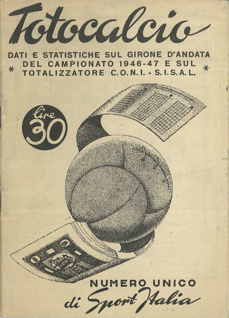 Totocalcio Sisal almanacco Sport Italia