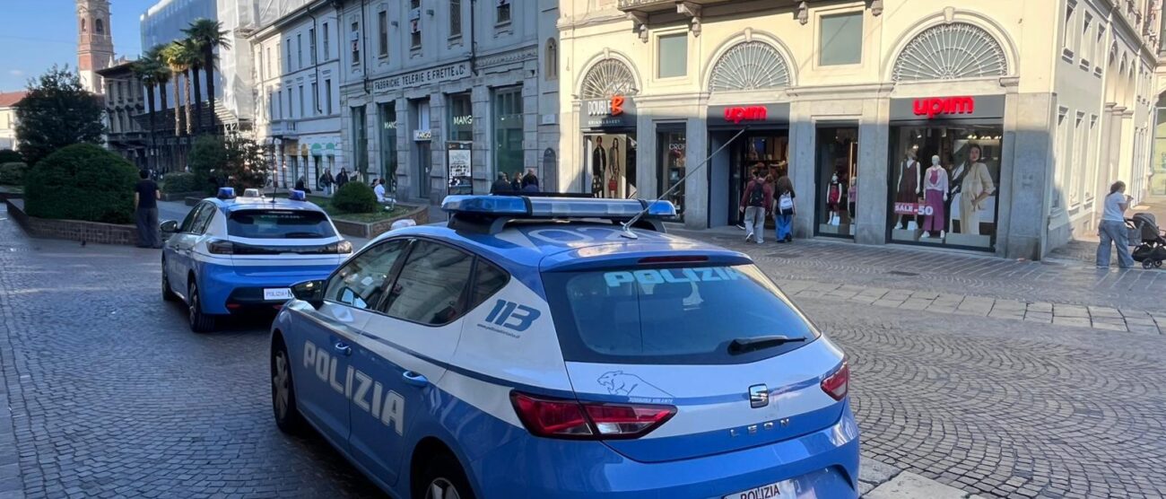 La Polizia di Stato in centro a Monza