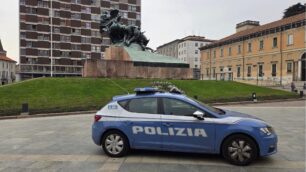 Una pattuglia della Polizia di Stato di Monza