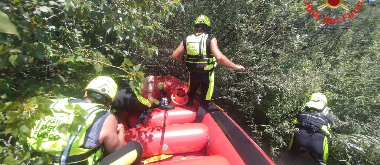 Le ricerche nell'Adda a Cornate