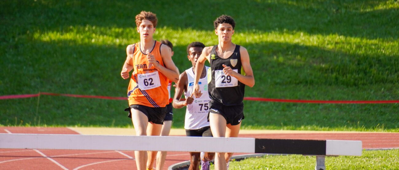 Atletica 2026, gara 2000 siepi 62 Chiuchiu 75 Scardi 29 Cantigiani