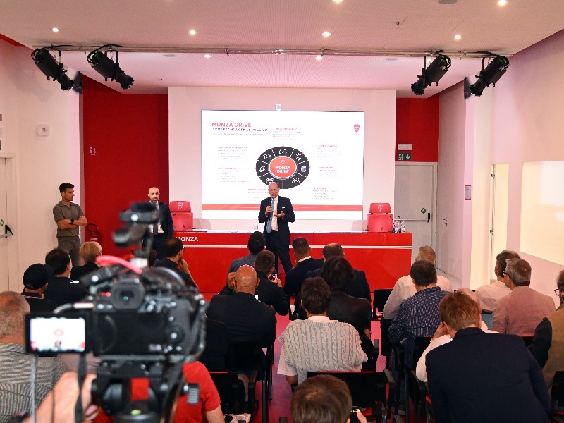 Ac Monza conferenza stampa Monza Drive Beckett Layne Ventures