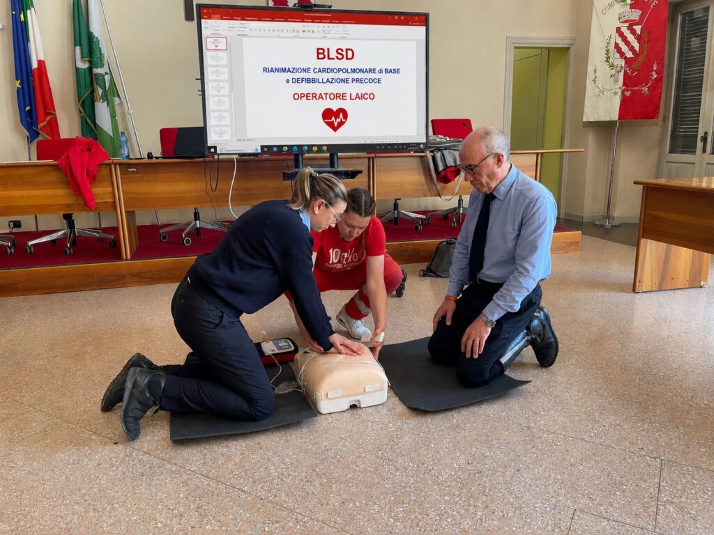 Albiate polizia locale formazione primo soccorso blsd
