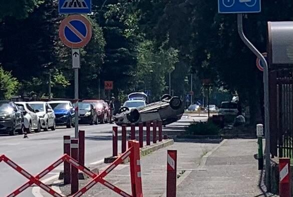 Arcore incidente via Golgi