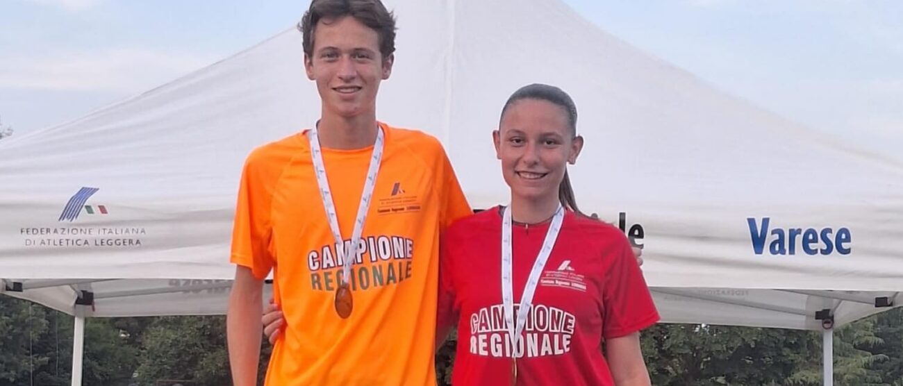Atletica Pbm: Federico Terragni e Anna Basilico, campioni lombardi