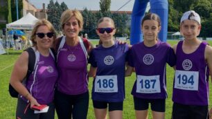 Atletica leggera 2026 Gruppo atlete PBM allo stadio Ferruccio