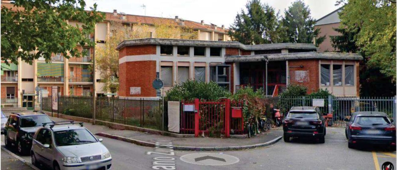 L'ex biblioteca di Cederna a Monza