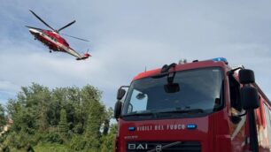 Cornate d'Adda 2026 vigili del fuoco persona dispersa ricerca