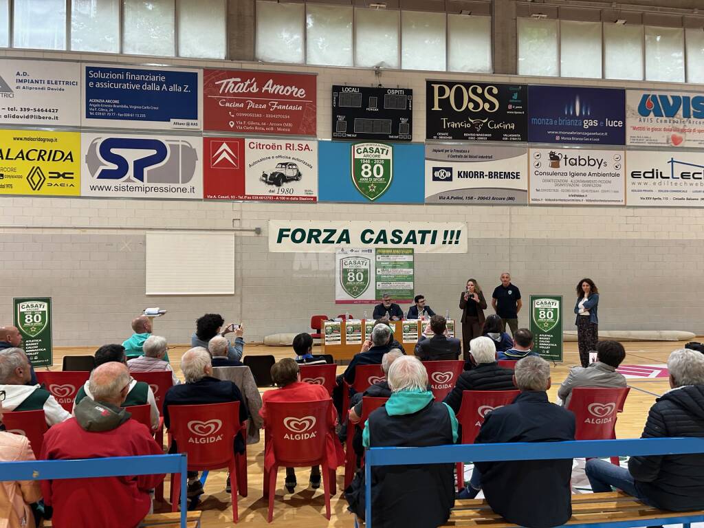 Ginnastica Casati Arcore 2026 Ottanta anni in Verticale