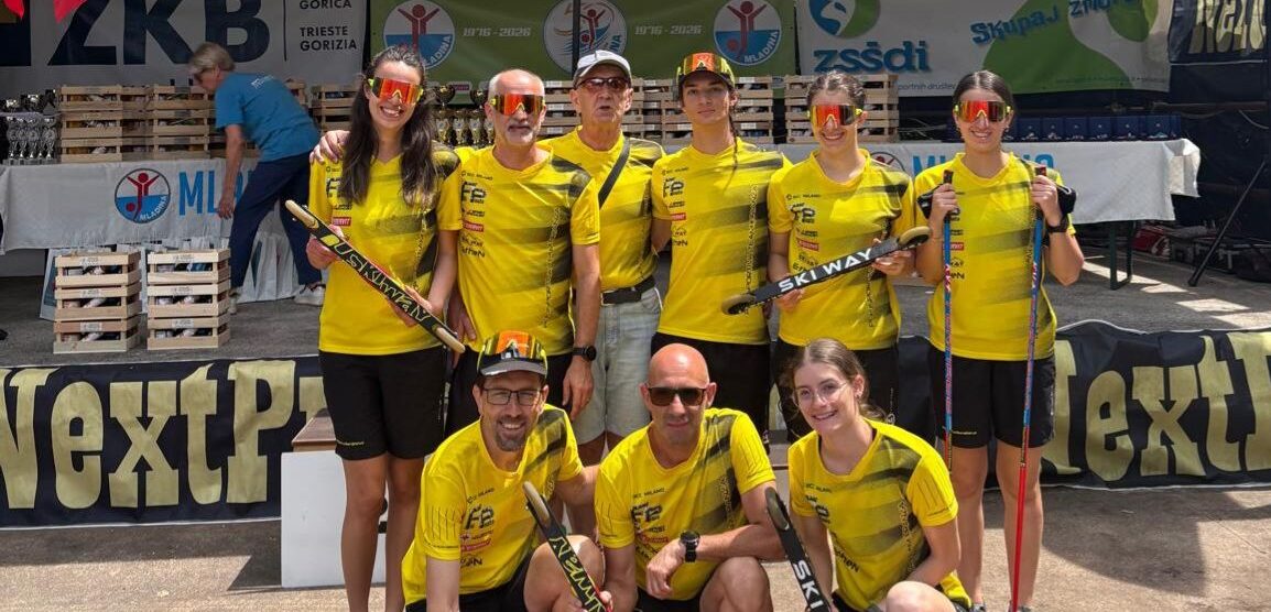 Lissone Skiroll 2026 Gruppo atleti a Sgonico